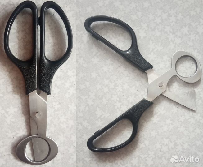 Ножницы, резка - перепелиное яйцо, сигара