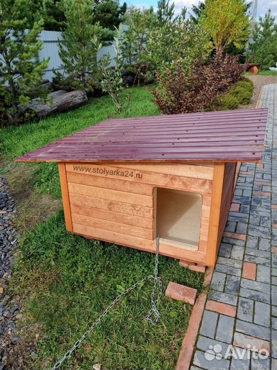 Утепленная собачья будка с доставкой / под заказ