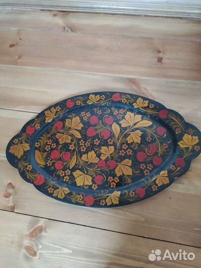 Блюдо поднос хохлома