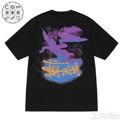 Футболка stussy оверсайз