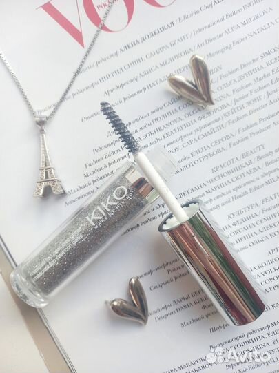 Kiko Milano Glitter тушь верхнее покрытие блеском