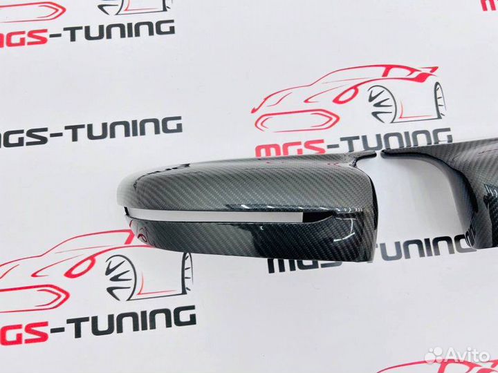 Крышки зеркал стиль BMW M3 G20 карбон