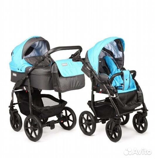 Коляска 2 в 1 babyton rocky blue 52