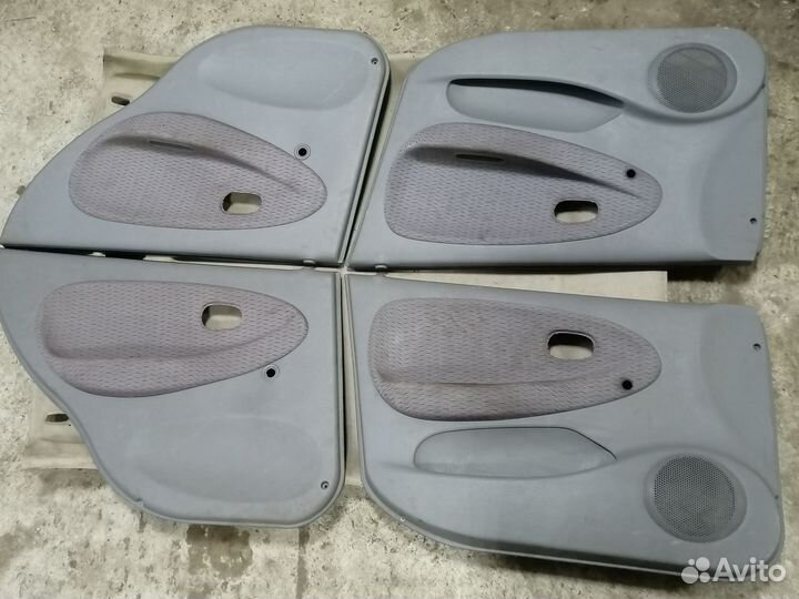 Обшивки дверей (карты) комплект Kia RIO 2000-2005