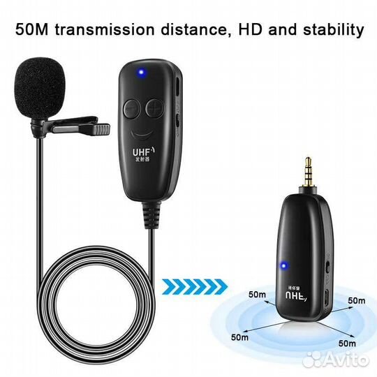 Микрофон UHF X016 беспроводной