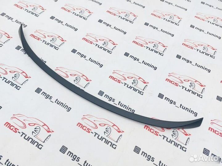 Спойлер (Тонкий) M-Perfomance на X6 f16 Черный мат