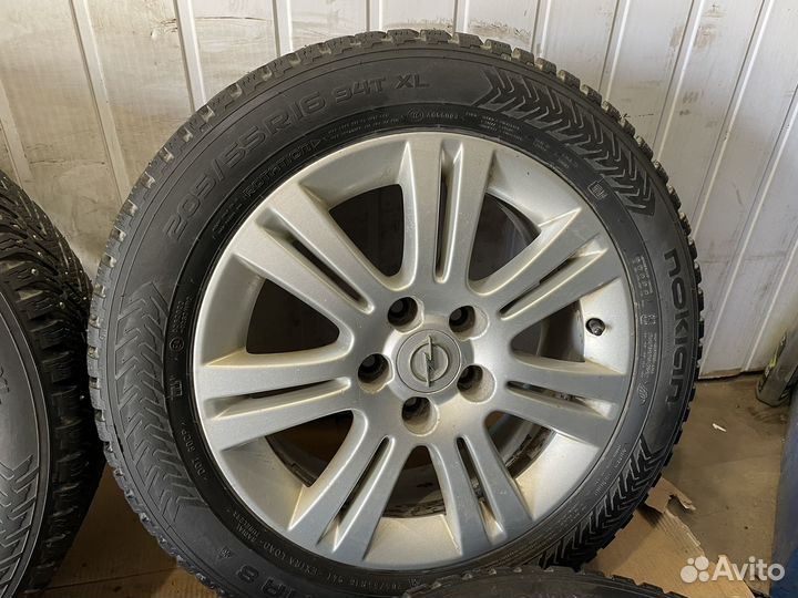Зимние колеса Astra H, R16, nokian 205/55/16