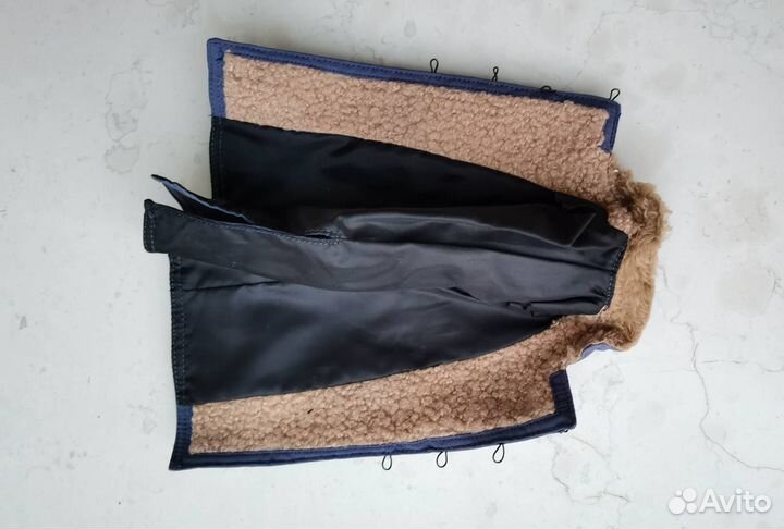 Пальто с мехом, для фигурка 1/6 для модели 12 дюйм