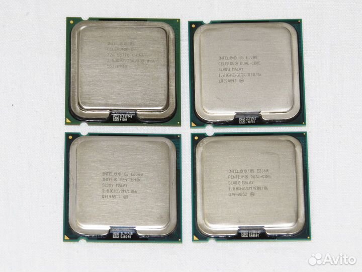 Процессоры AMD, Intel для socket 775, AM2, AM3