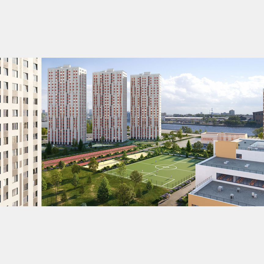 1-к. квартира, 37,7 м², 13/25 эт.