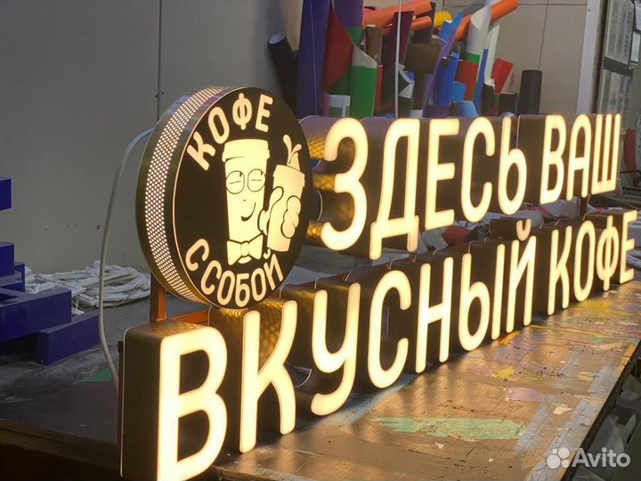 Вывеска кофе