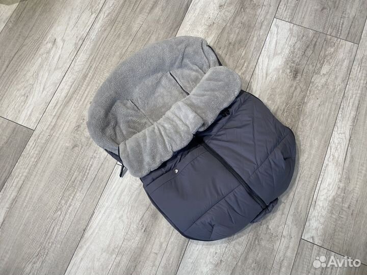 Зимний конверт в автолюльку/коляску «Bebe Due»