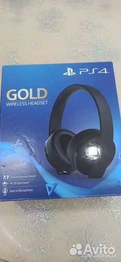 Игровые наушники PlayStation Gold Wireless Headset