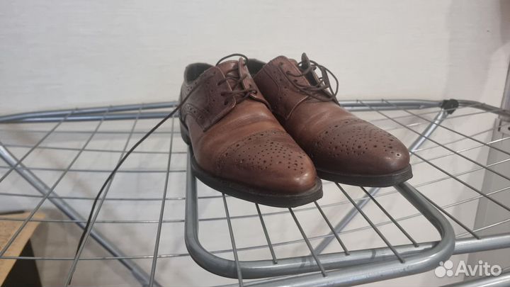 Кожаные туфли 40,5р