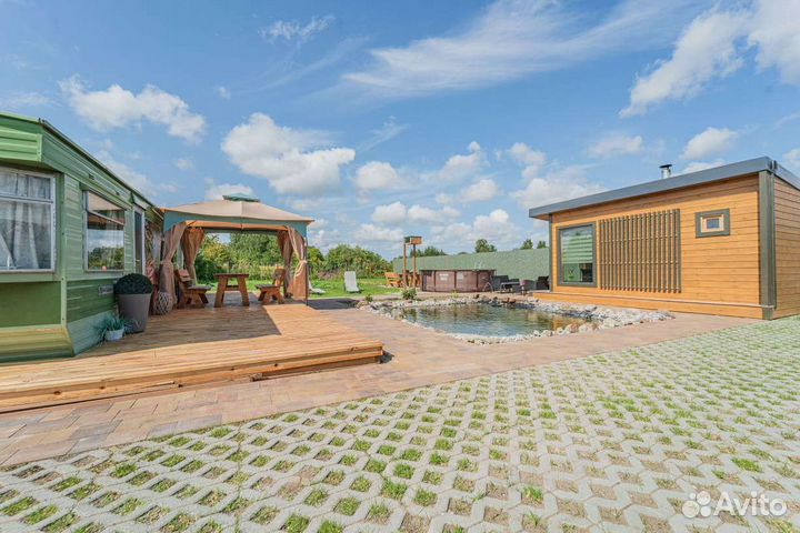 Беседка и(или) баня на дровах с домиком Аренда