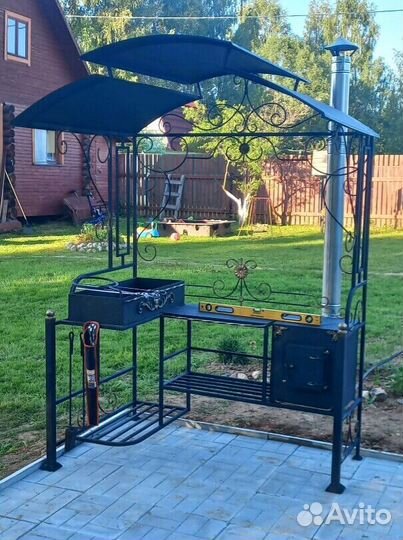 Мангал со столиком