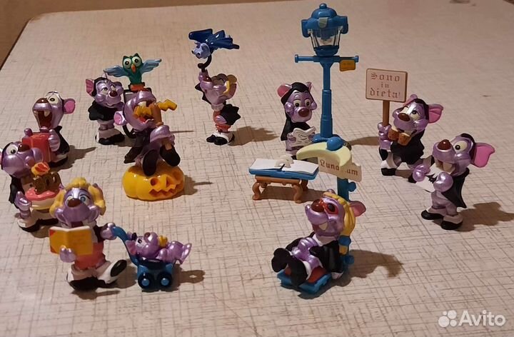 Игрушки из киндер сюрприза 90х коллекции
