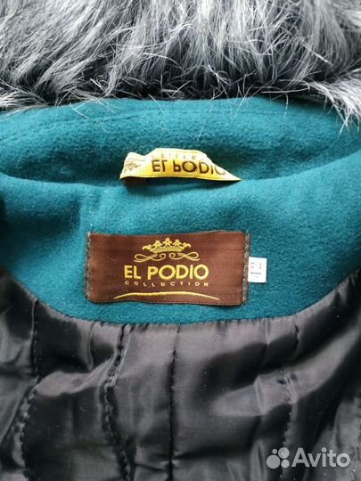 Пальто утеплённое демисезонное