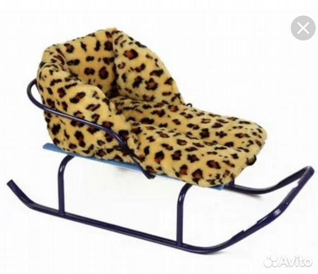 Меховая вставка, матрац в санки