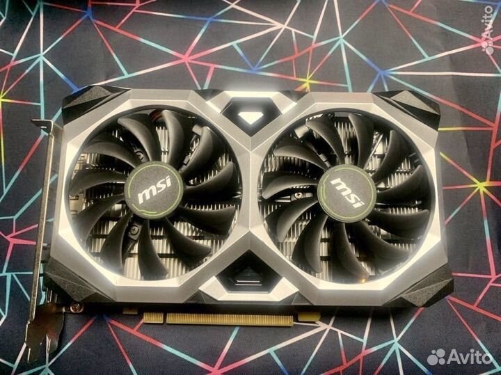 Видеокарта GTX 1660 super 6gb MSI Ventus XC OC