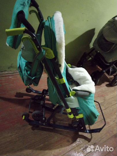Санки коляска nika