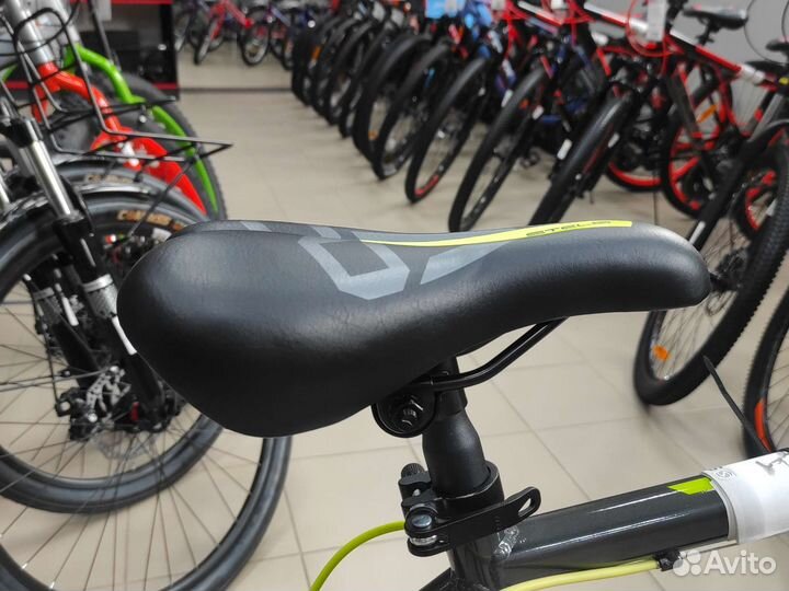 Велосипед 27,5 Stels Navigator 700 MD серый/желтый