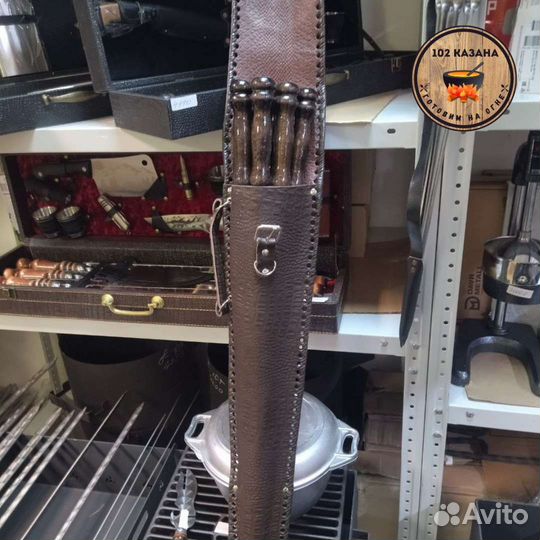 Подарочный набор шампуров в кейсе