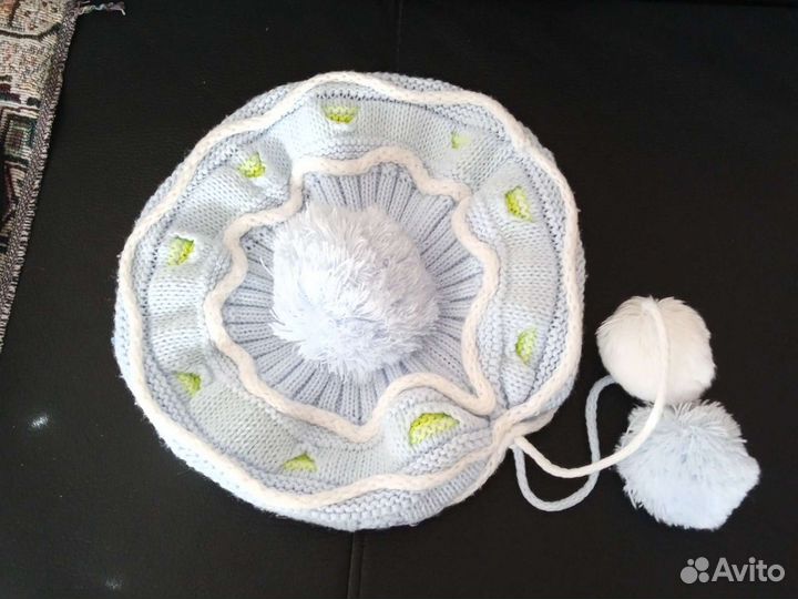 Шапка зимняя для девочки, берет