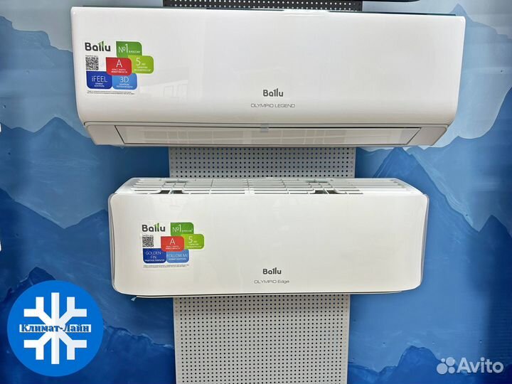 Кондиционеры Ballu Olympio Legend на 20,25,35 м