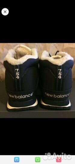 Мужские зимние кроссовки кожаныеNEW balance42-43,5