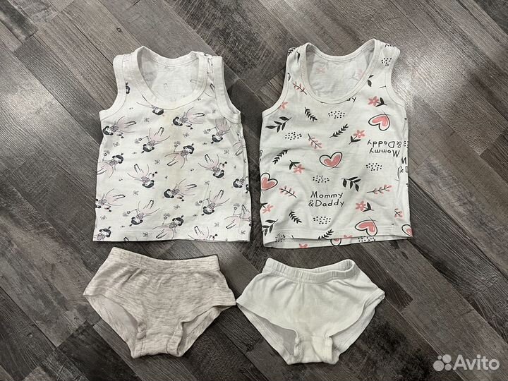 Вещи пакетом на девочку 74-80