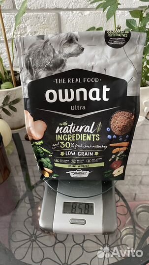 Корм Ownat доя собак, 850г