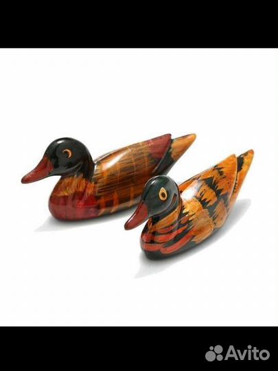 Новые миниатюрные фигурки парные Уточки-мандаринки