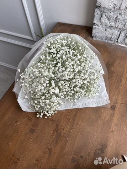 Гипсофила белая букет цветов с доставкой