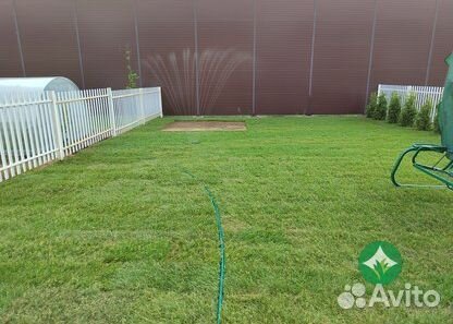 Рулонный газон. Укладка рулонного газона