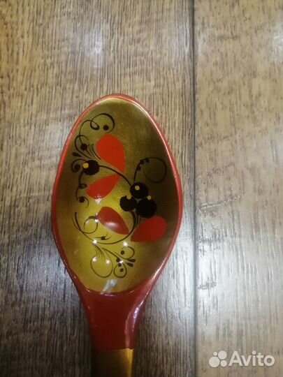 Ложки деревянные расписные СССР