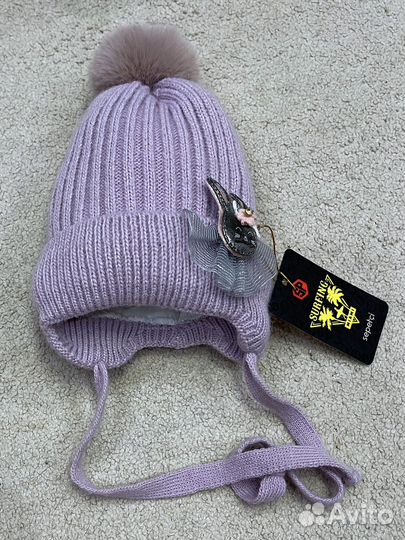 Шапка шлем для девочки новая