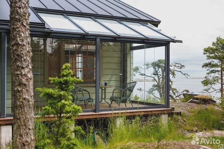 Безрамное остекление