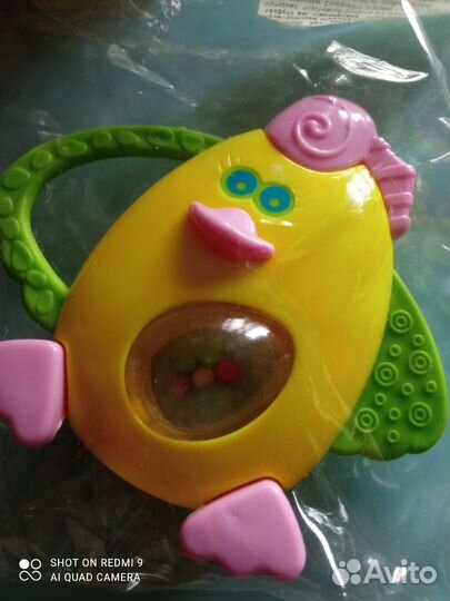Новая игрушка погремушка курица яйцо