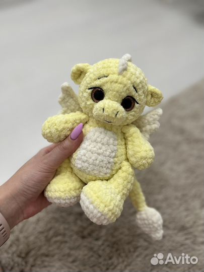 Дракон - вязаная игрушка