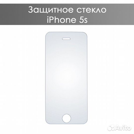 Защитное стекло iPhone 4 4s 5s se 6 6s 6+ 7+ 8+