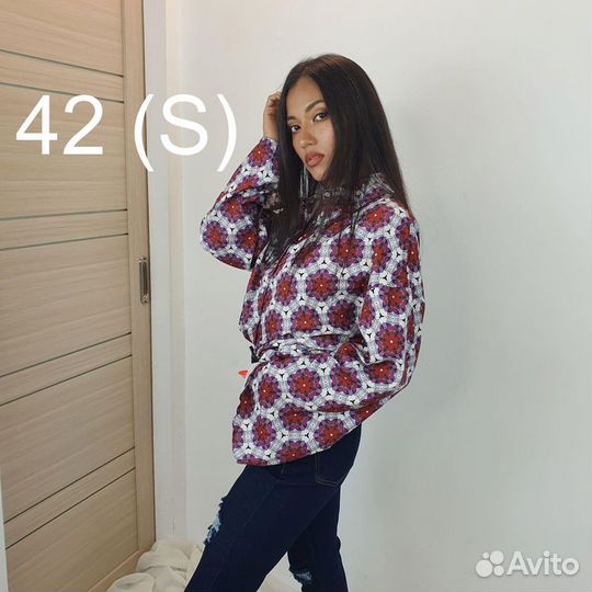 Яркая рубашка Shein 42 (S)