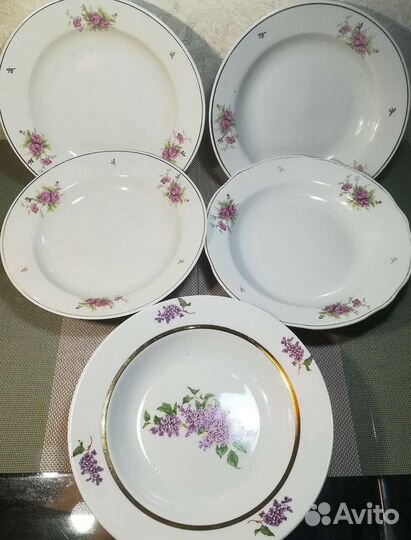 Сервиз столовый Дулево 1962г