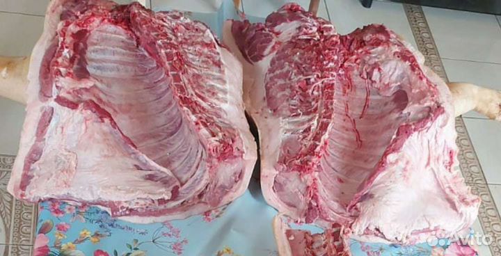 Домашняя свинина, курица