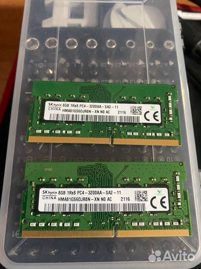 RAM 2 x sodimm DDR4 8GB 3200 mhz (16GB)