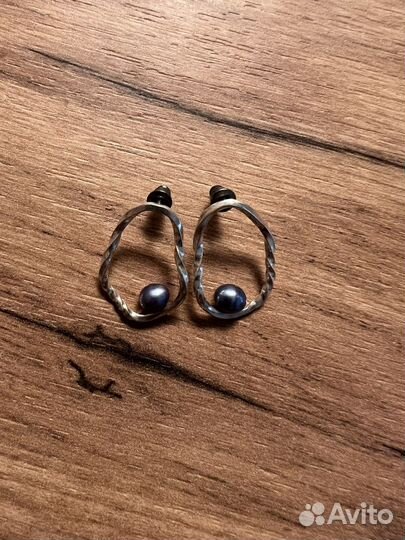 Серебряные серьги