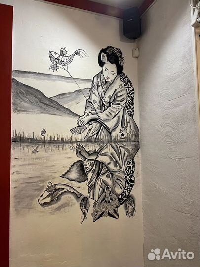 Роспись стен / граффити / живопись / художник