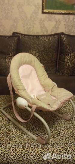 Шезлонг для новорожденных бу