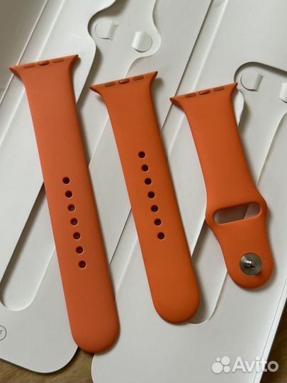 Apple Watch Оригинальный Ремешок Папайя 42 44 45