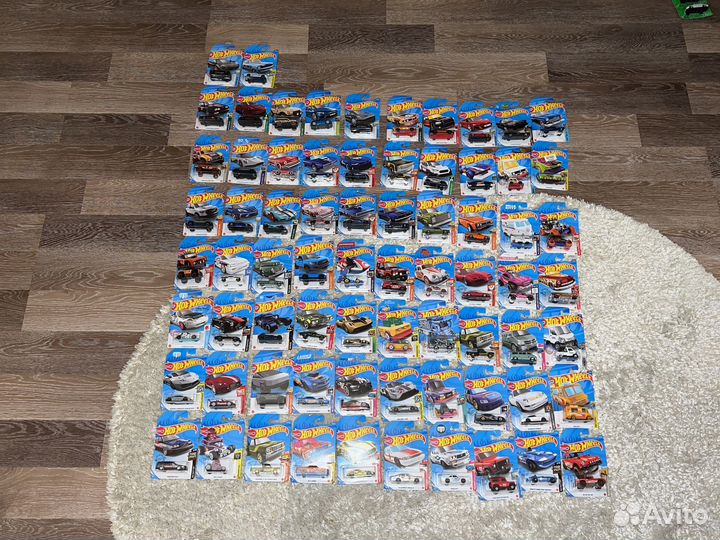 HotWheels лот 72 штуки